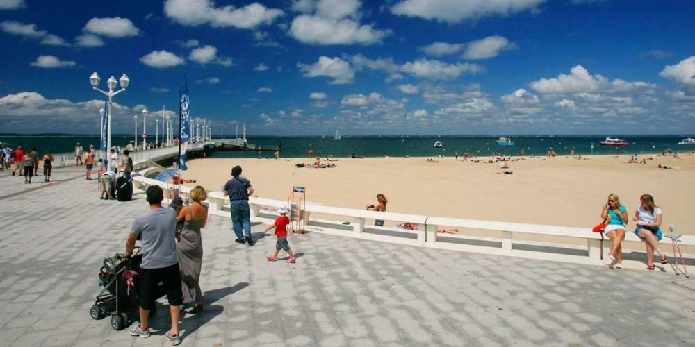 阿卡雄T2 Face Au Port De Plaisance Et Plage D'Eyrac -Terrasse -Parking公寓 外观 照片